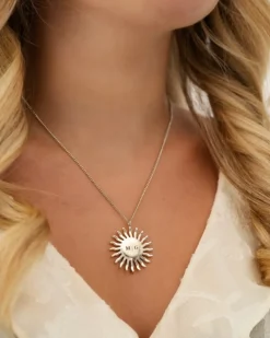 Finaste Zon ketting initials Sale