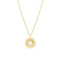Finaste Zon ketting vintage goudkleurig Online